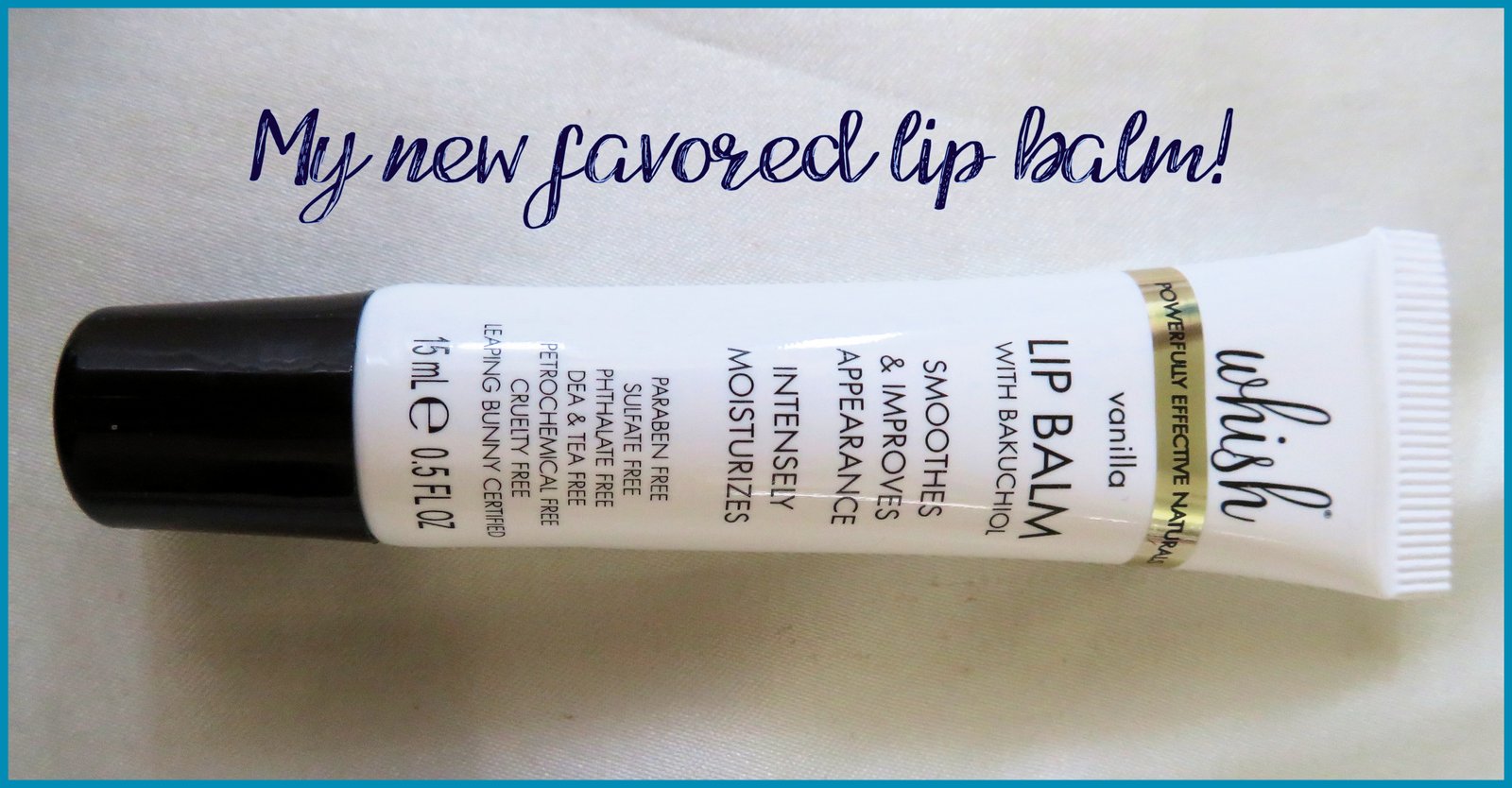 Whish Vanilla Lip Balm with Bakuchiol Product Review