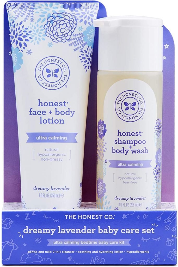 honest brand baby shampoo and body wash set