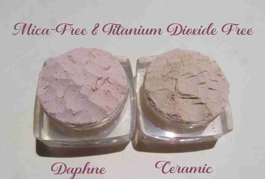 pale brown mica-free and titanium dioxide free matte mineral eyeshadows set