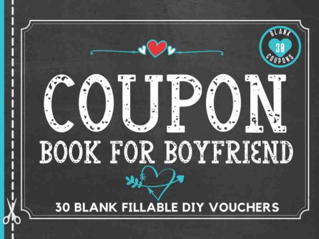coupon book for boyfriend for gift ideas