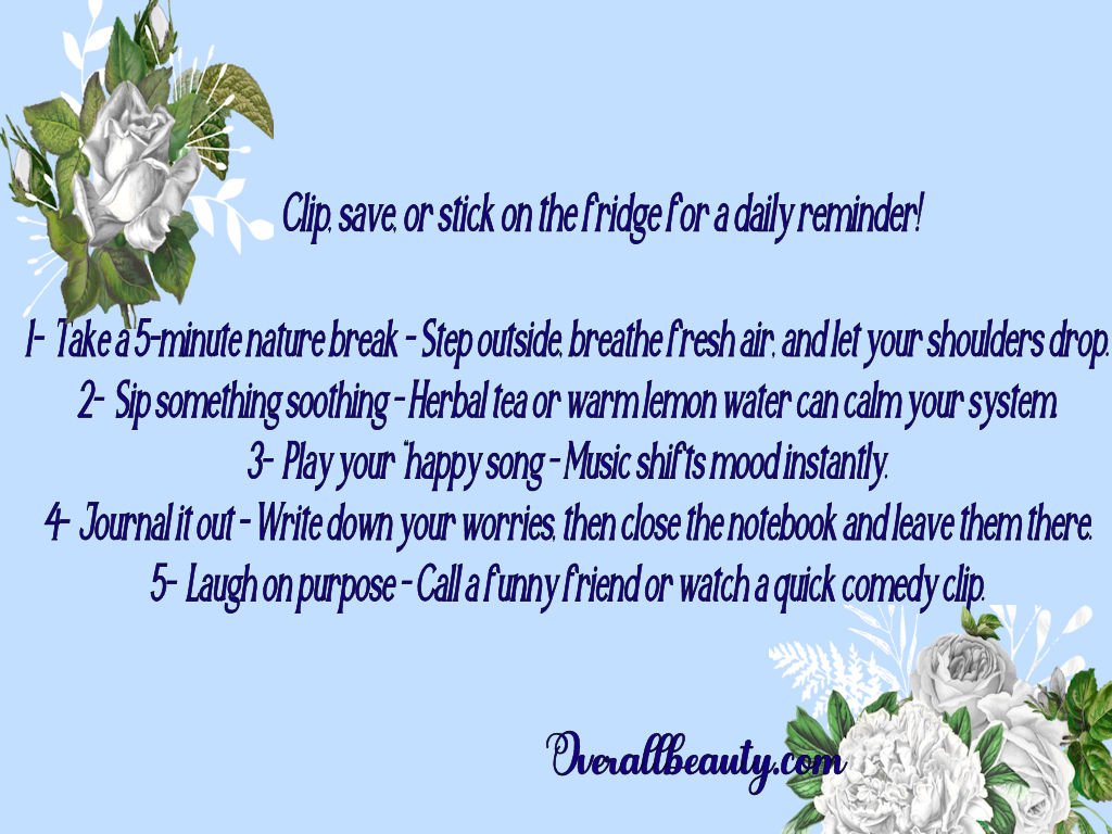 Quick Stress Relief Tips