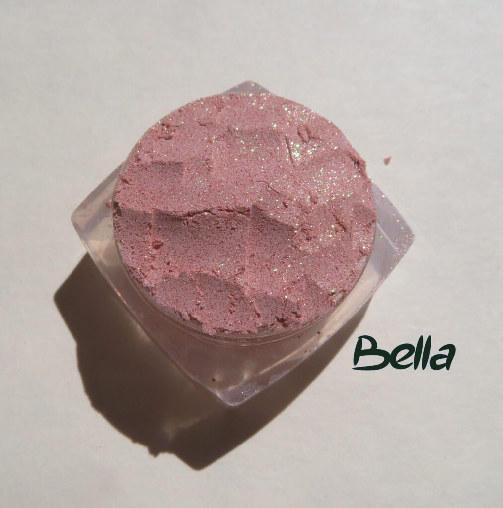 BELLA - Vegan Loose Glitter Peach Mineral Eyeshadow: Sparkly Golden Glitter Shimmer